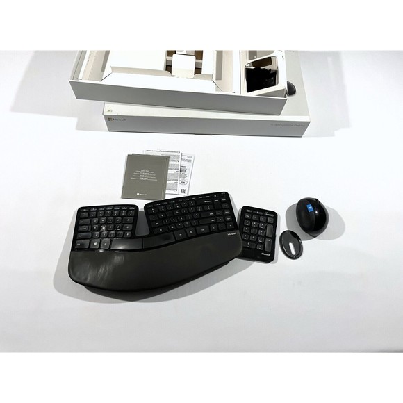 Microsoft Computers, Laptops & Parts Microsoft Sculpt Ergonomic L5v000 Wireless Keyboard